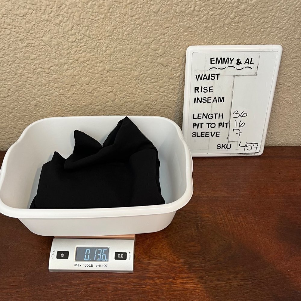 Betsey Johnson Black Sheath Dress Size 4 Faux Tahitian Pearl Fully Lined Crepe - Picture 9 of 10